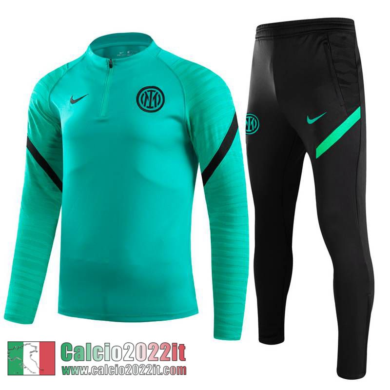 Inter Milan Tuta Calcio Bambini verde TK38 2021 2022