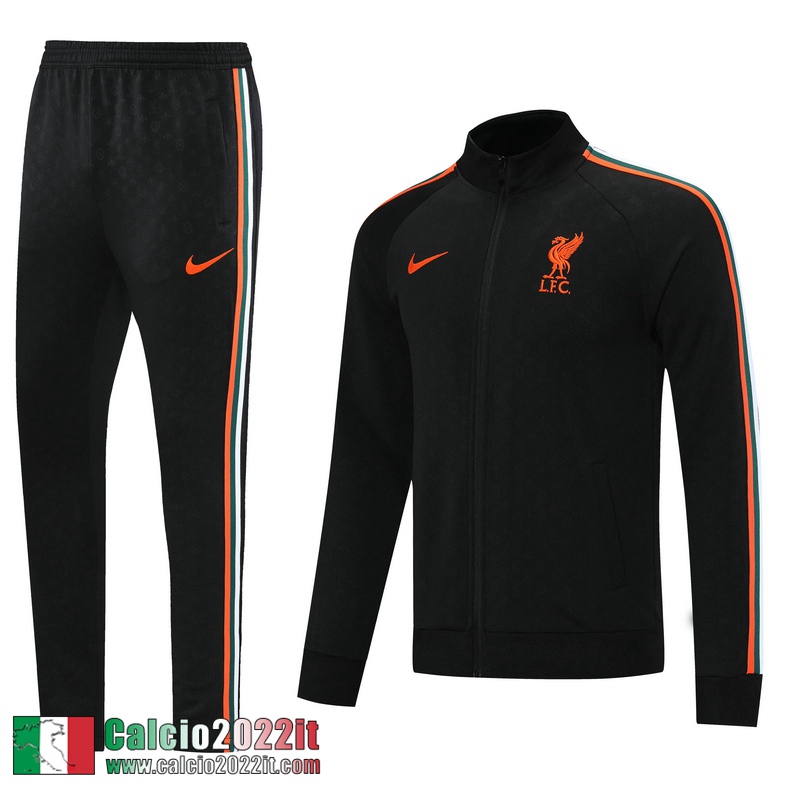 Liverpool Full-Zip Giacca Uomo Nero JK107 2021 2022