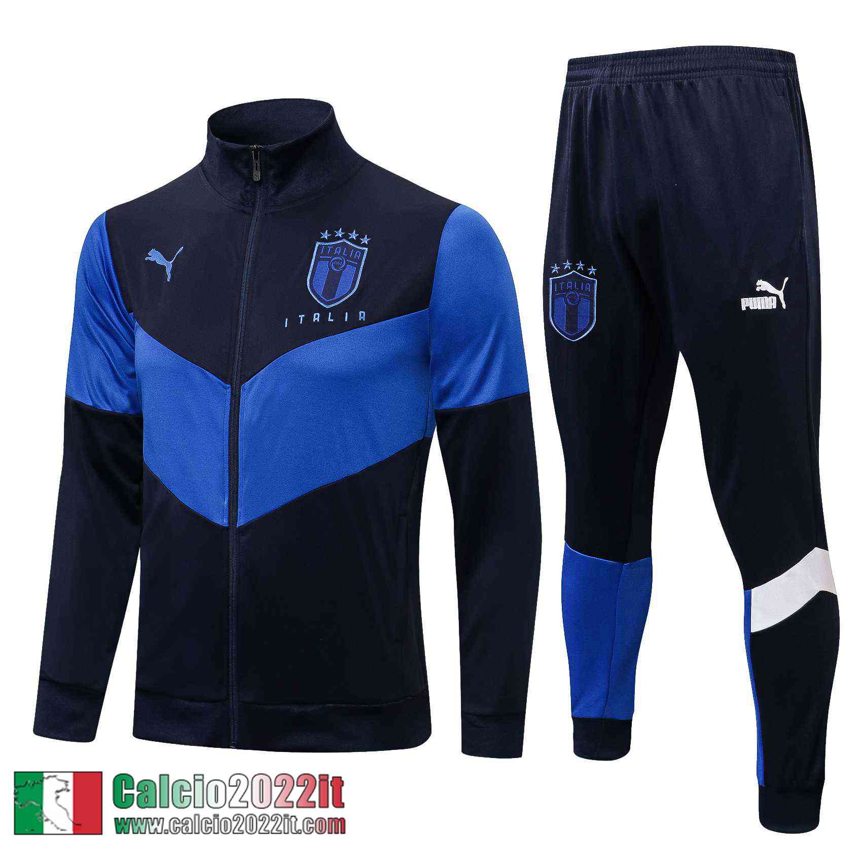 Italie Full-Zip Giacca Uomo blu JK94 2021 2022