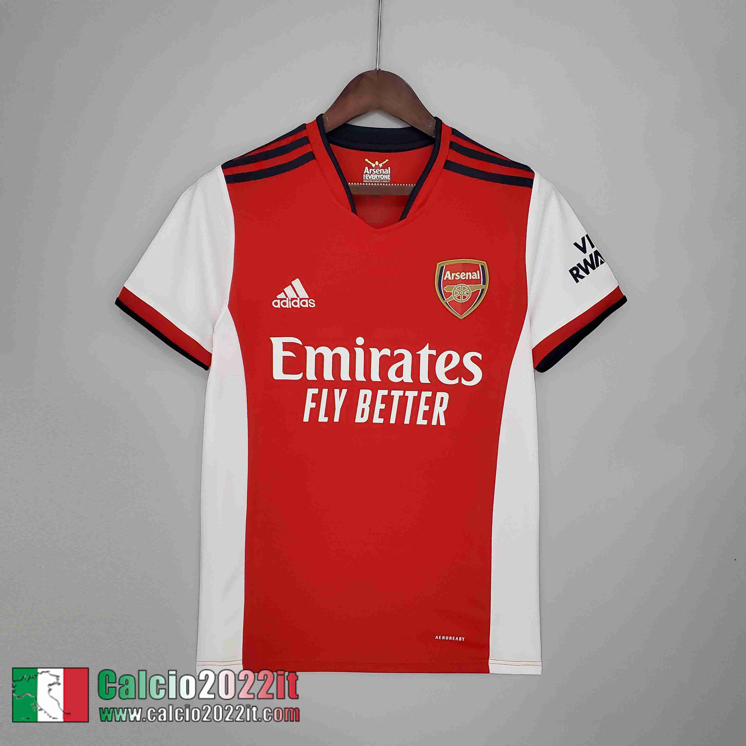 Prima Arsenal Maglia Calcio Uomo 2021 2022