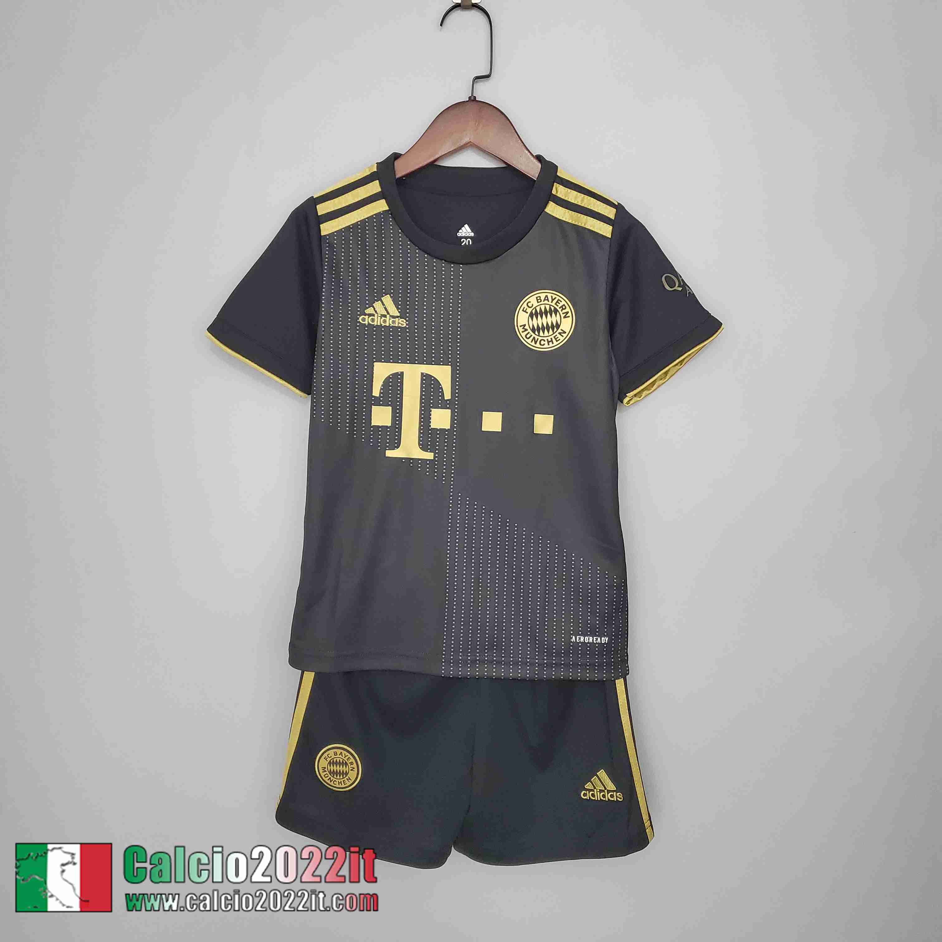 Seconda Bayern Monaco Maglia Calcio Bambini Bambini 2021 2022