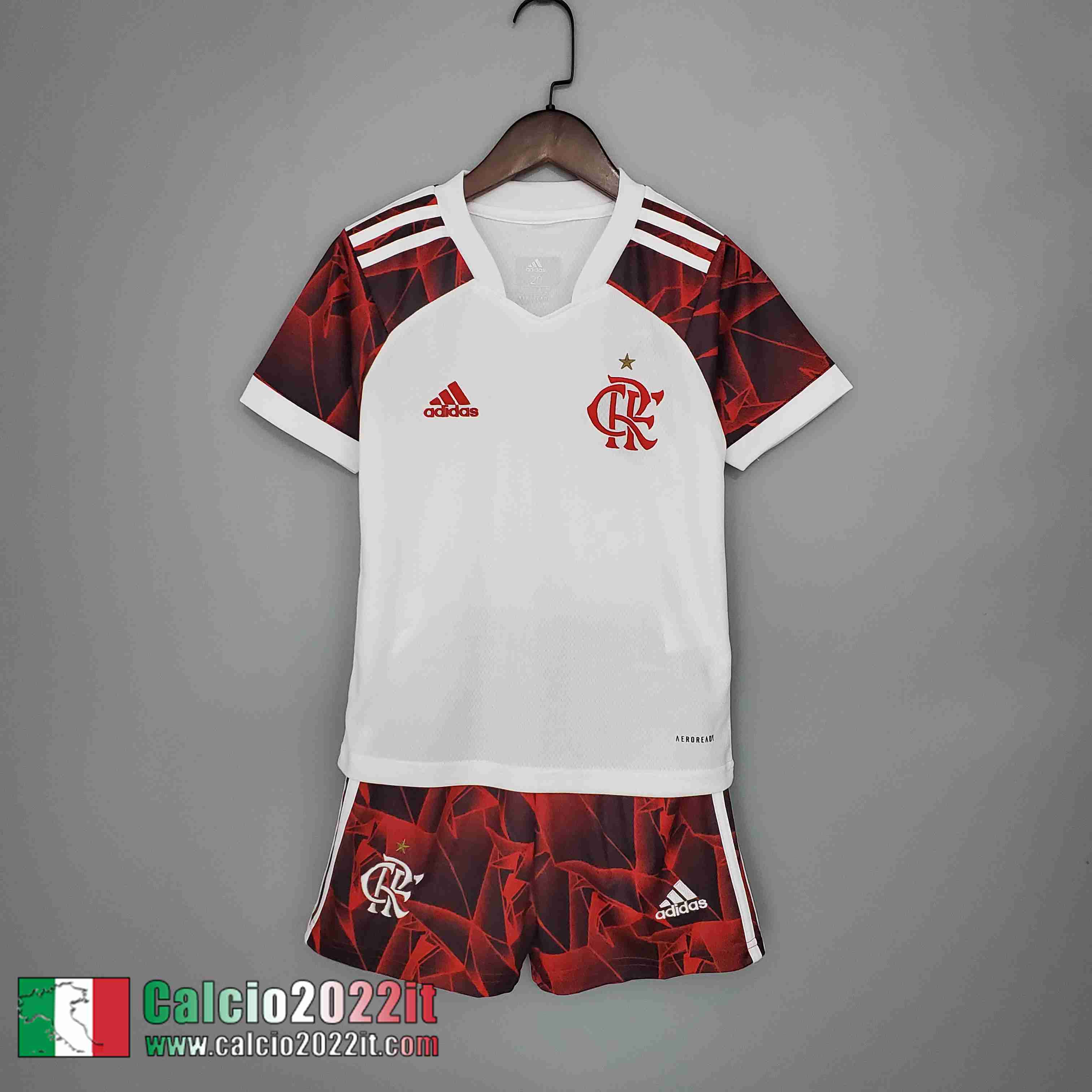 Seconda Flamengo Maglia Calcio Bambini Bambini 2021 2022