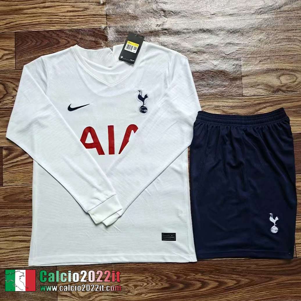 Prima Tottenham Hotspur Maglia Calcio Manga Larga Uomo 2021 2022