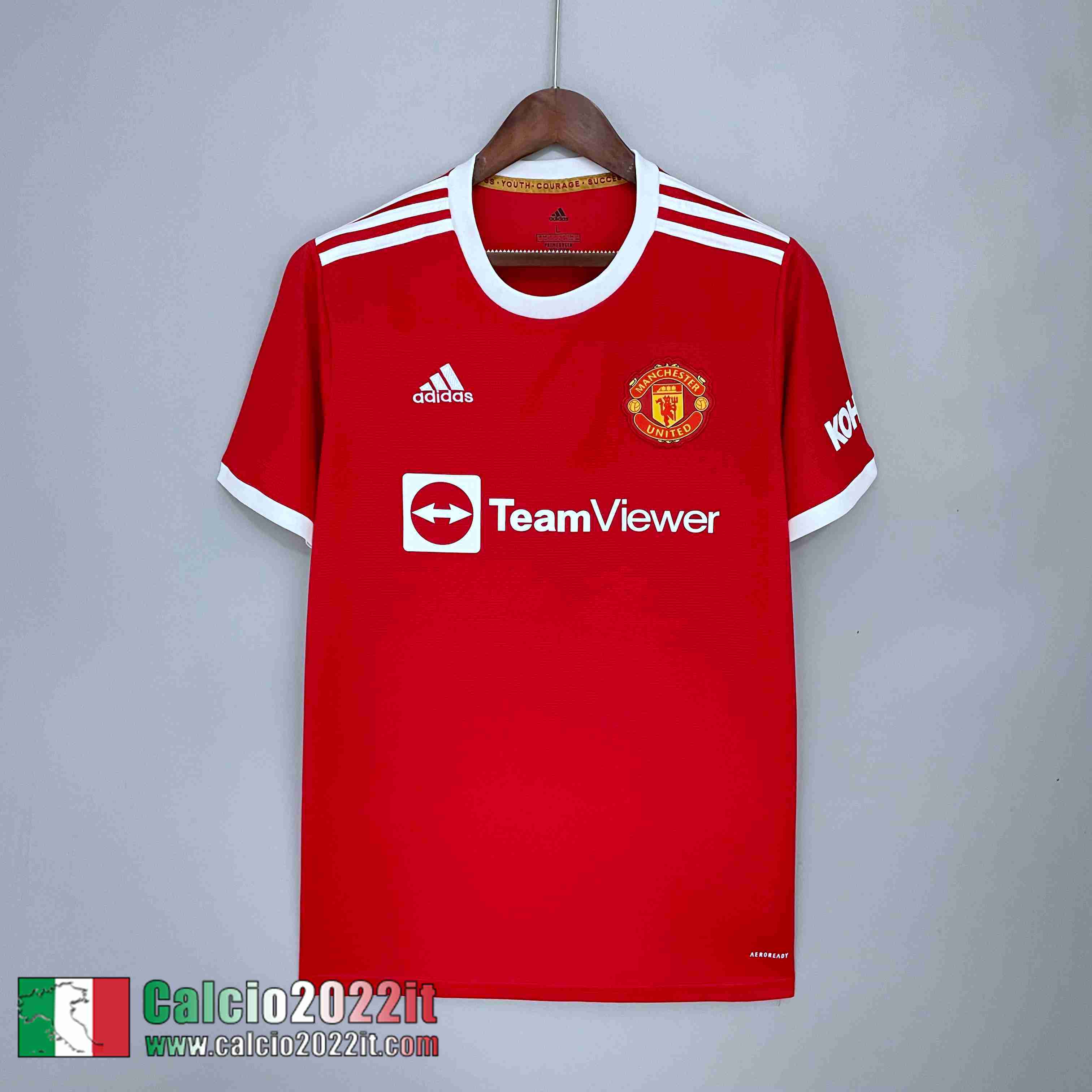 Prima Manchester United Maglia Calcio Uomo 2021 2022