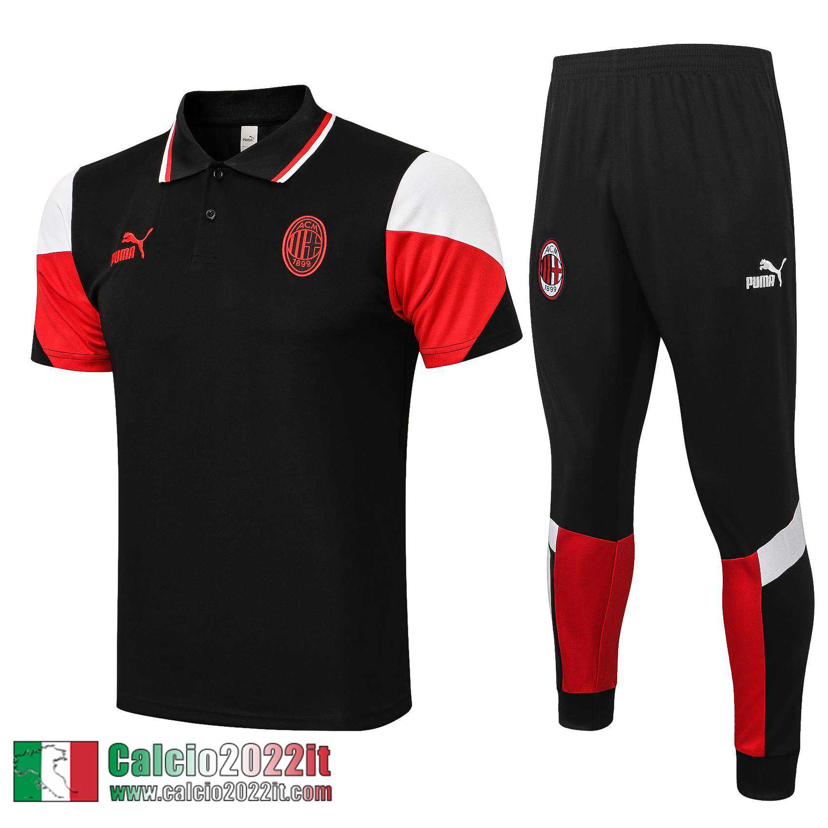 AC Milan Polo Uomo Nero PL110 2021 2022