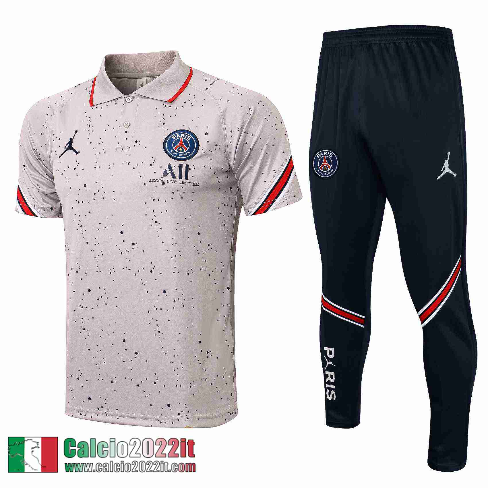 PSG Polo Uomo Grigio PL111 2021 2022