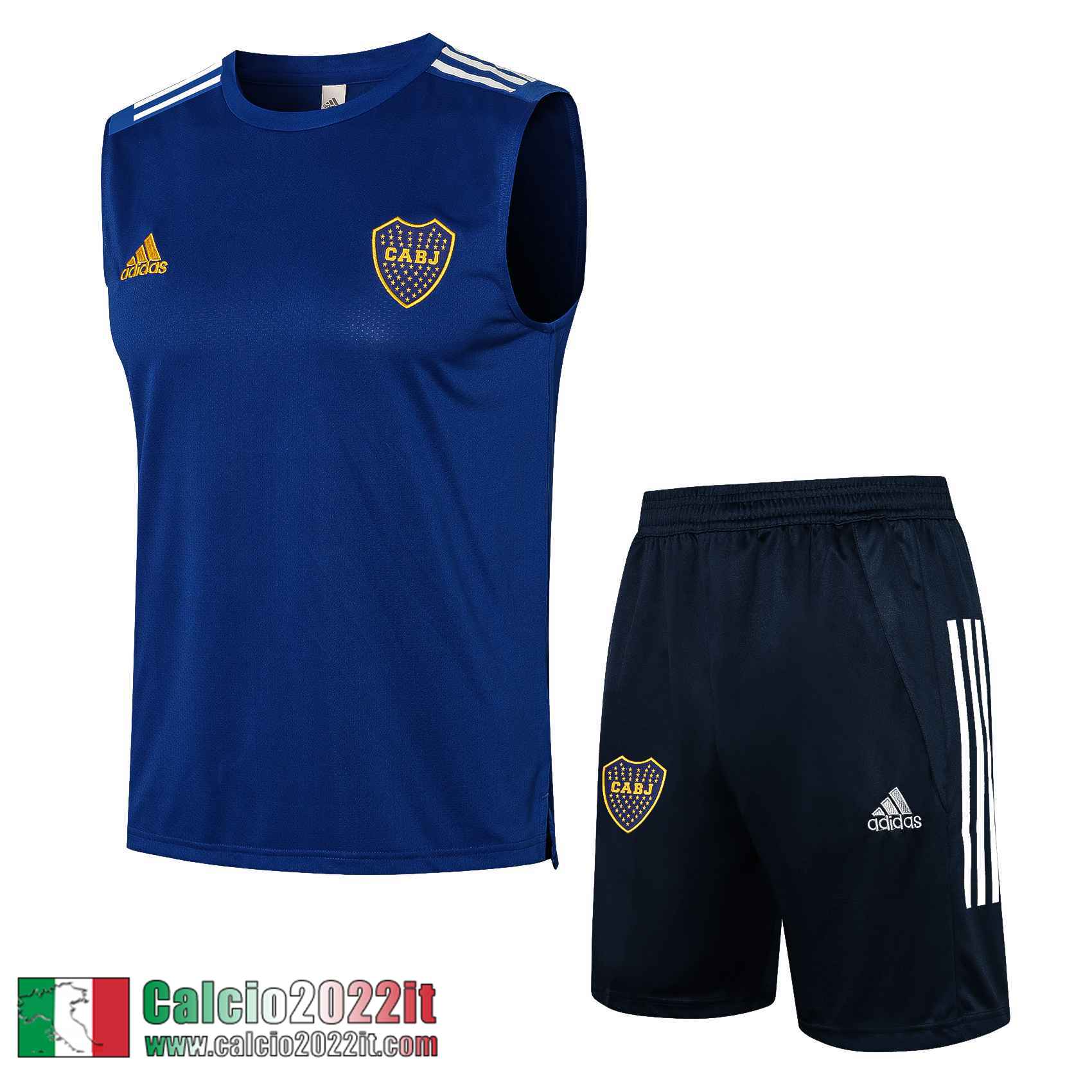 BOCA JUNIOR Senza Maniche Uomo blu PL115 2021 2022