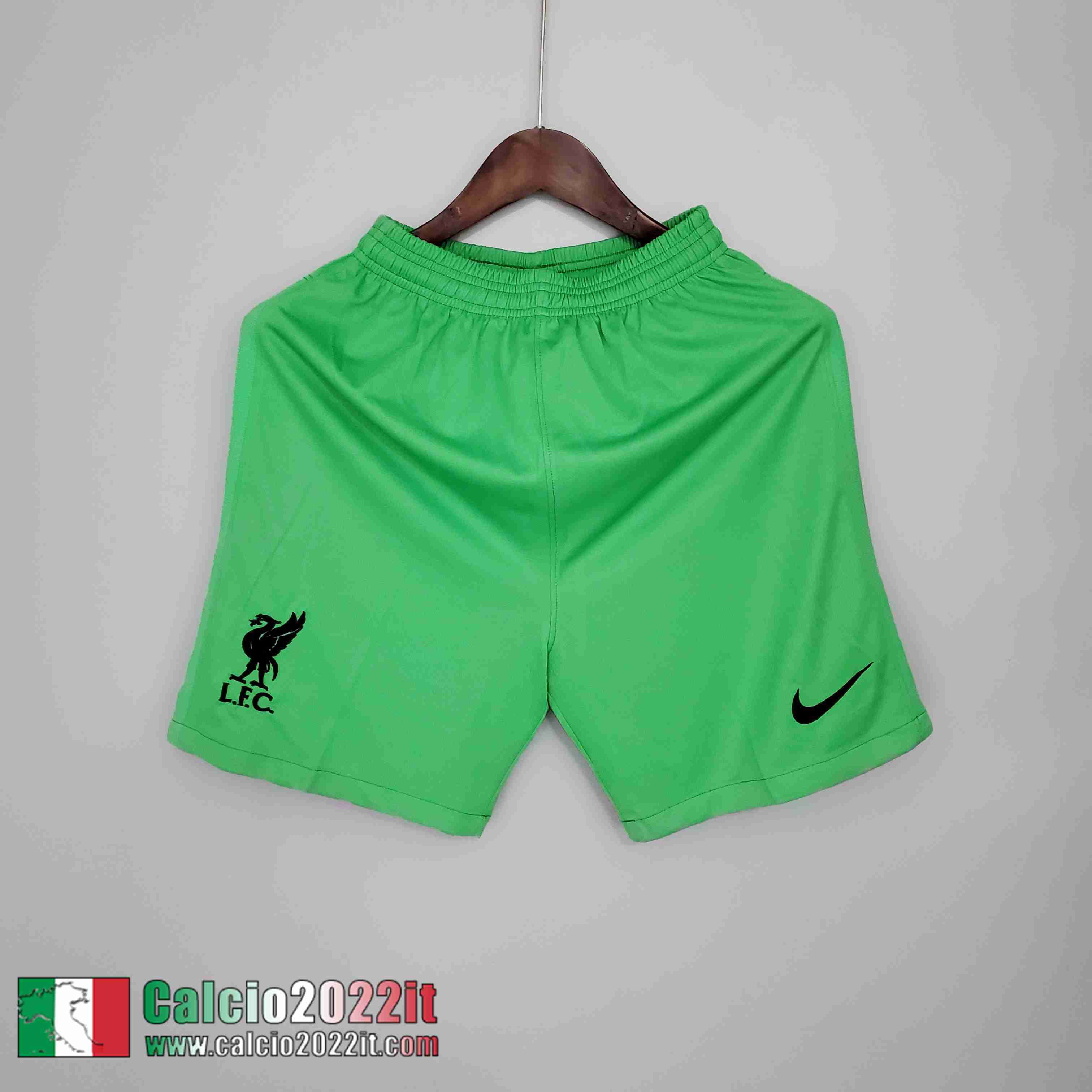 Liverpool Pantaloncini Calcio Uomo verde DK27 2021 2022