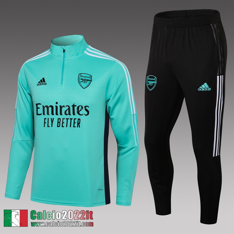 Arsenal Tuta Calcio Uomo verde TG39 2021 2022