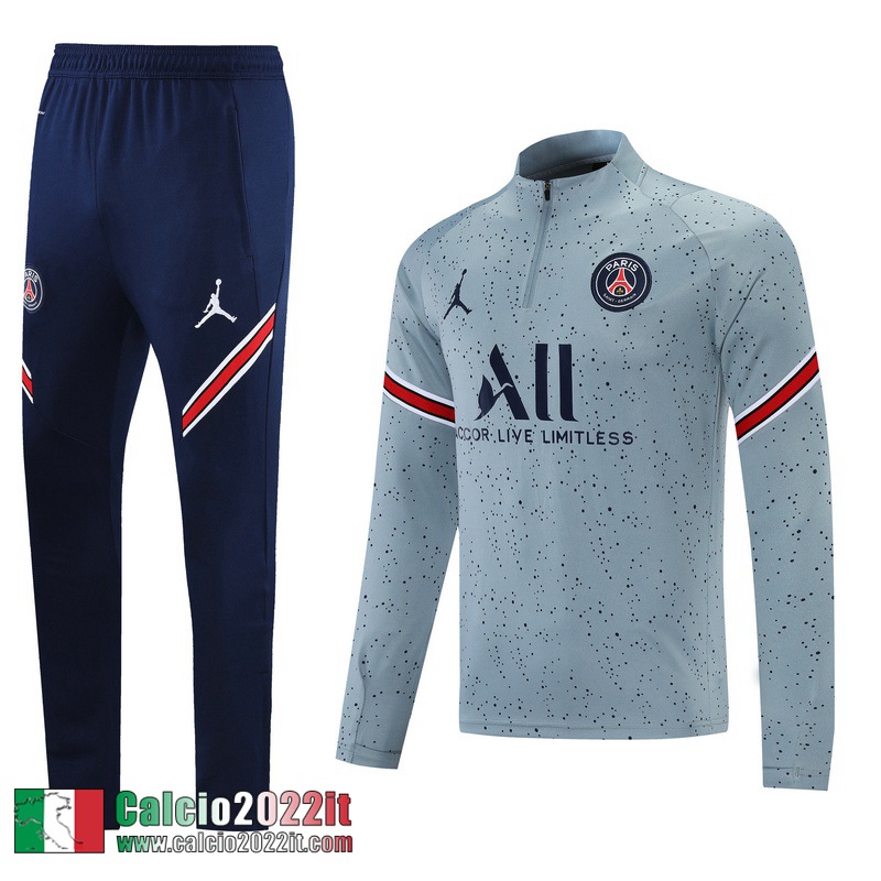 PSG Tuta Calcio Uomo Grigio TG52 2021 2022