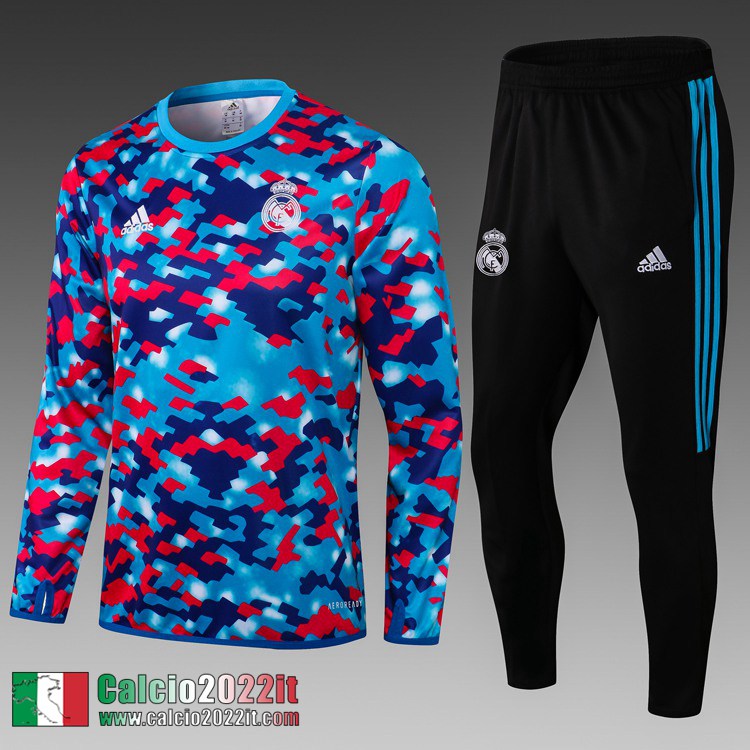 Real Madrid Tuta Calcio Uomo blu rosso TG56 2021 2022