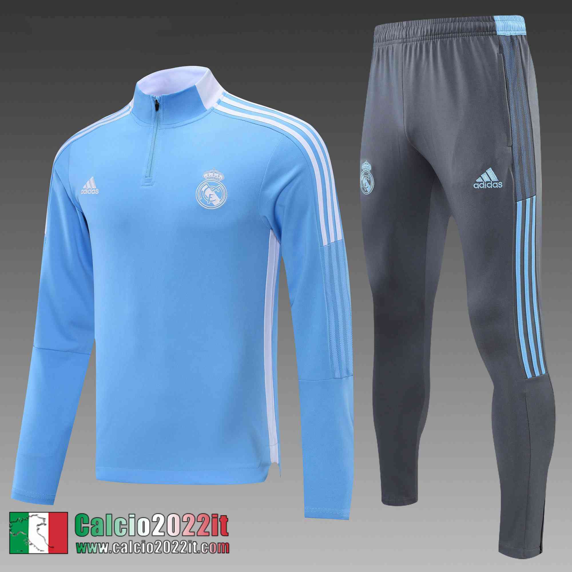 Real Madrid Tuta Calcio Uomo blu TG57 2021 2022