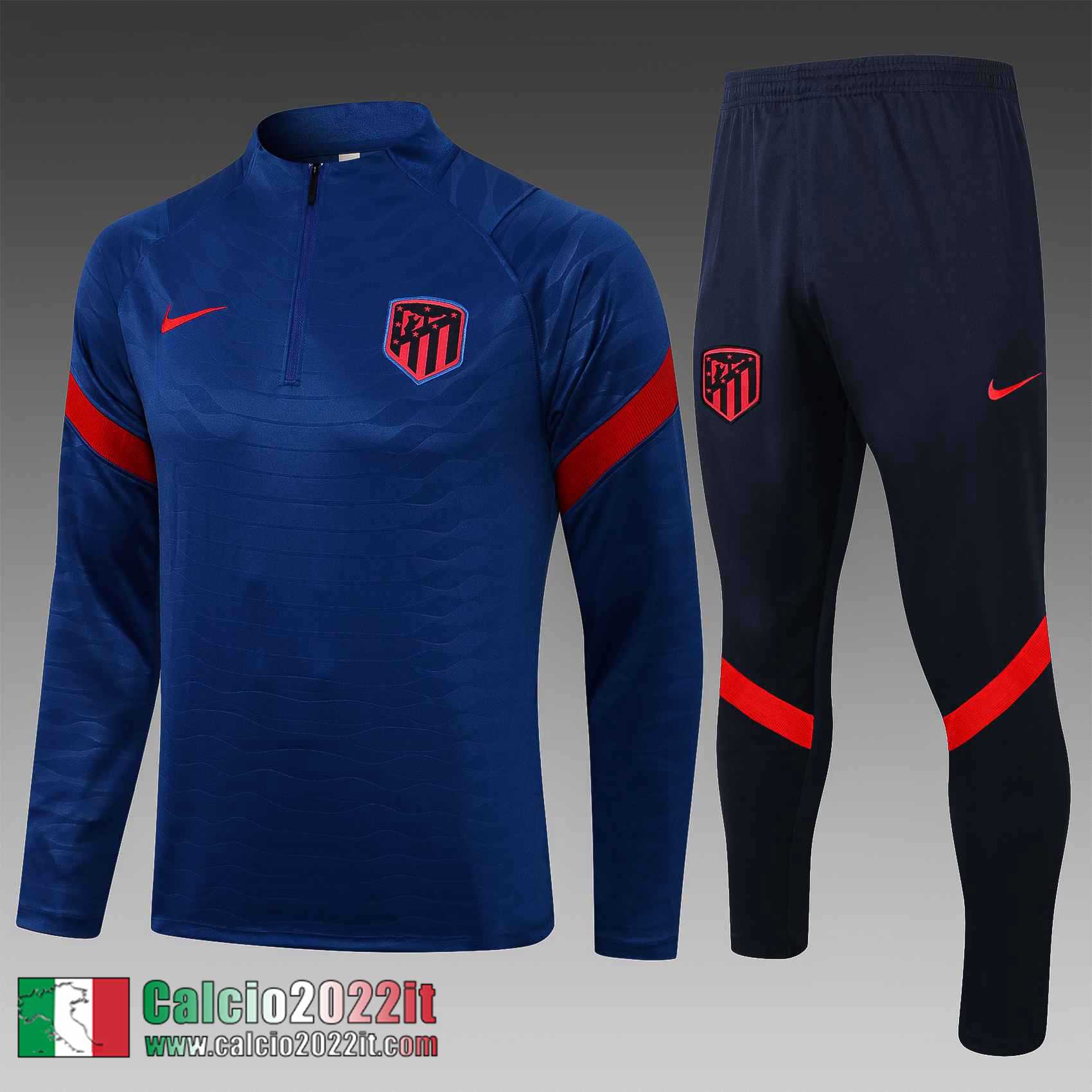 Atletico Madrid Tuta Calcio Uomo blu TG65 2021 2022