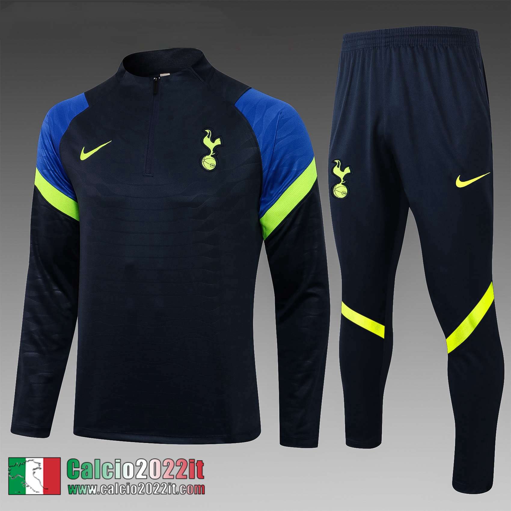 Tottenham Hotspur Tuta Calcio Bambini Nero TK45 2021 2022