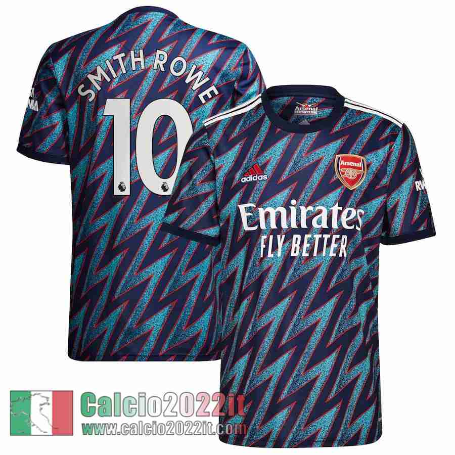 Third Arsenal Maglia Calcio Uomo # Smith Rowe 10 2021 2022