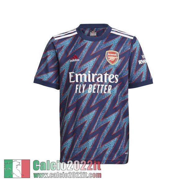 Third Arsenal Maglia Calcio Bambini 2021 2022