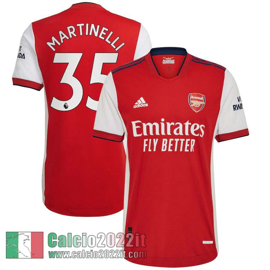 Prima Arsenal Maglia Calcio Uomo # Martinelli 35 2021 2022