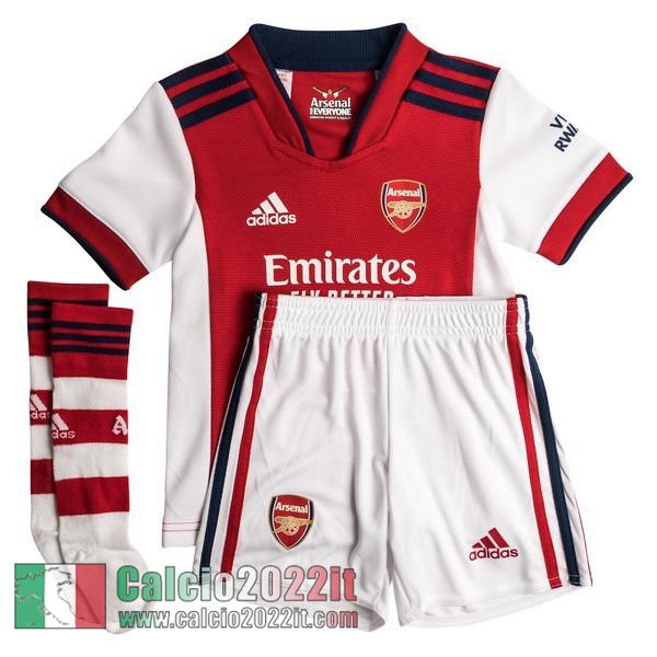 Prima Arsenal Maglia Calcio Bambini 2021 2022