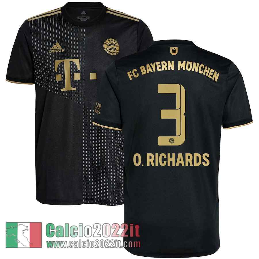 Seconda Bayern Monaco Maglia Calcio Uomo # Omar Richards 3 2021 2022