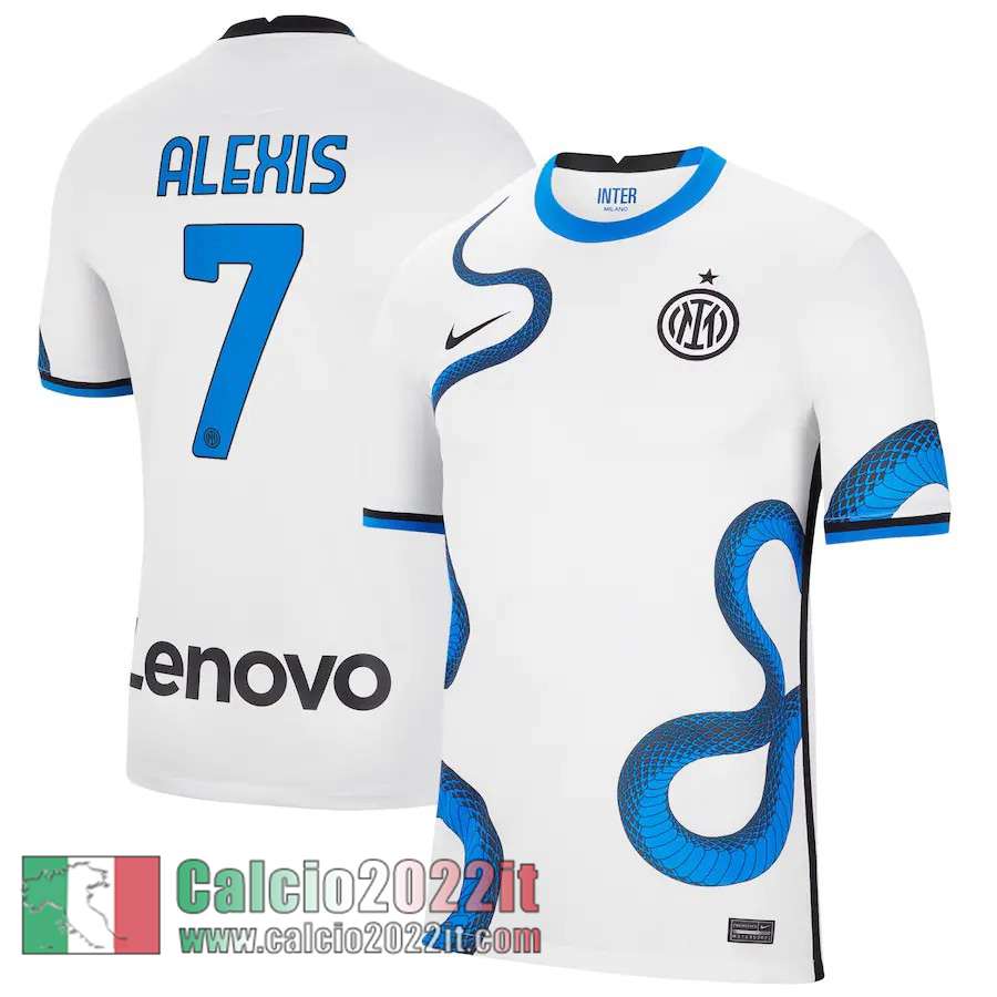 Seconda Inter Milan Maglia Calcio Uomo # Alexis 7 2021 2022