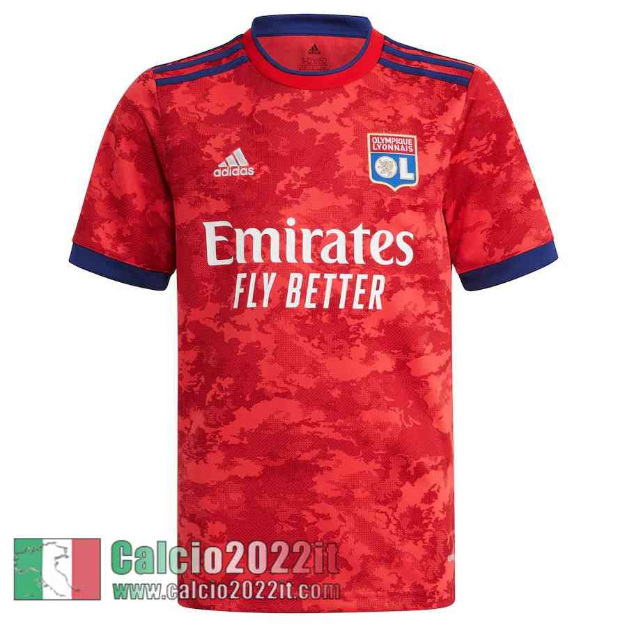 Seconda Olympique Lione Maglia Calcio Bambini 2021 2022