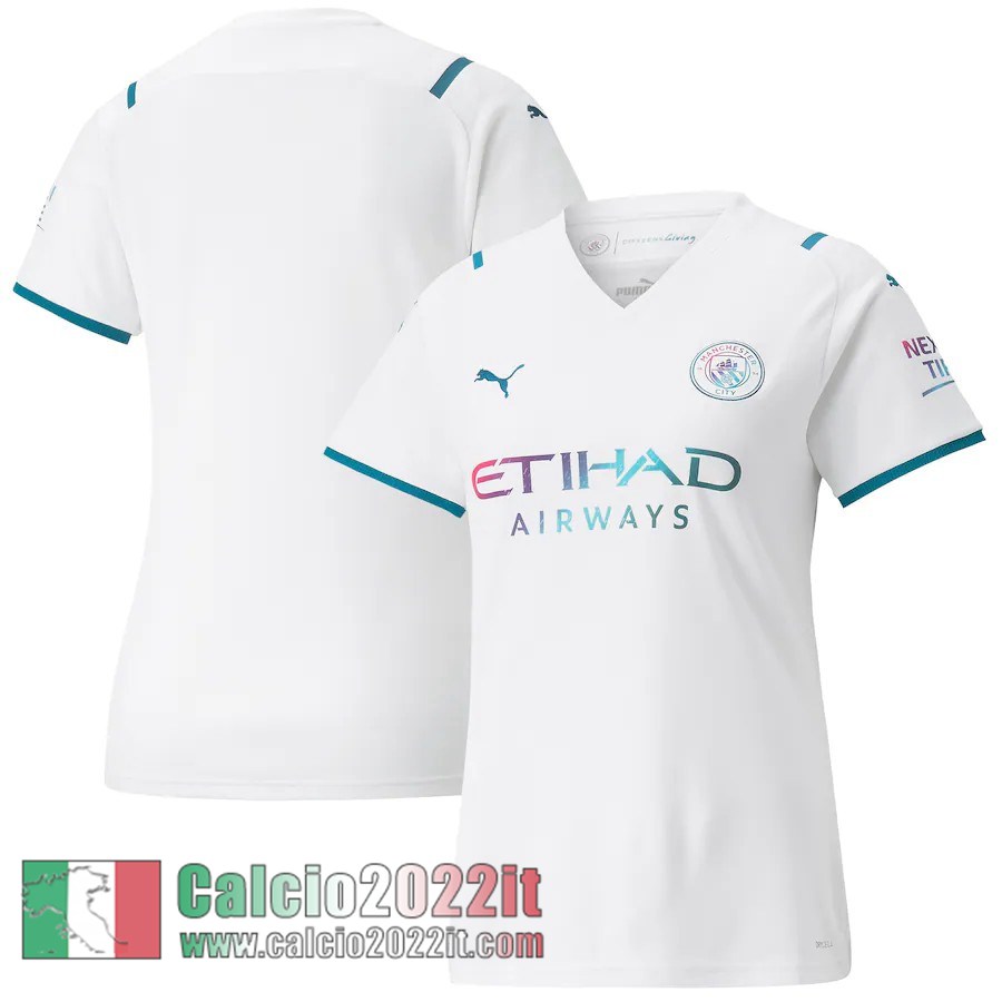 Seconda Manchester City Maglia Calcio Donna 2021 2022