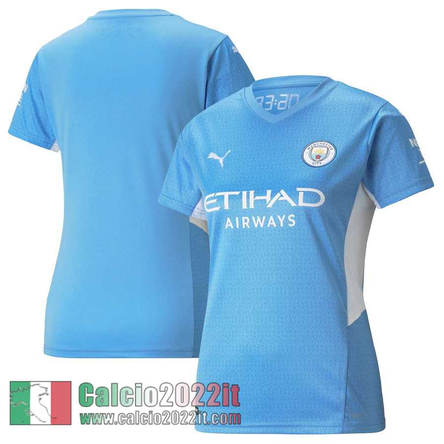 Prima Manchester City Maglia Calcio Donna 2021 2022