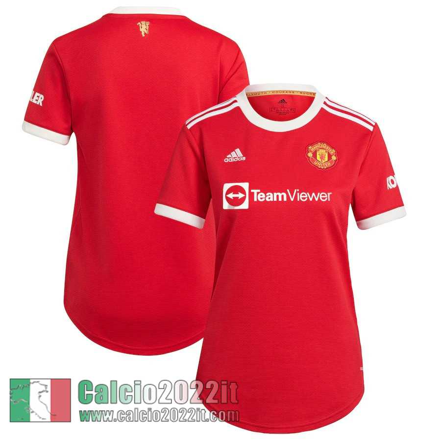 Prima Manchester United Maglia Calcio Donna 2021 2022