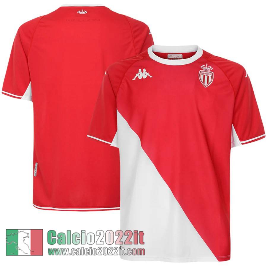 Prima AS Monaco Maglia Calcio Uomo 2021 2022