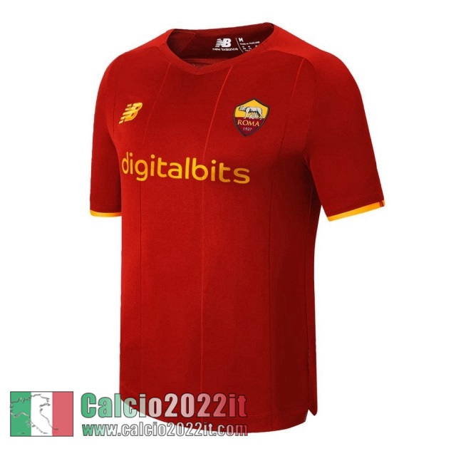 Prima AS Roma Maglia Calcio Uomo 2021 2022