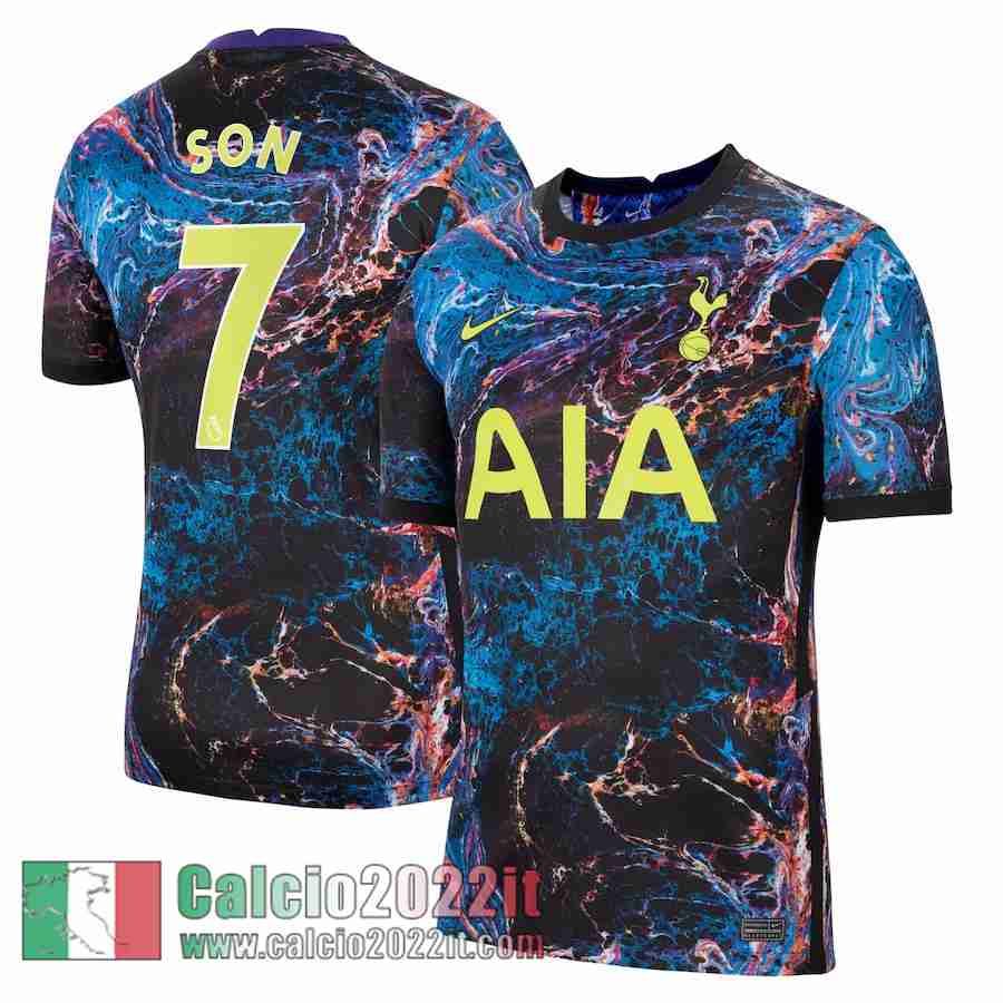 Seconda Tottenham Hotspur Maglia Calcio Uomo # Son 7 2021 2022