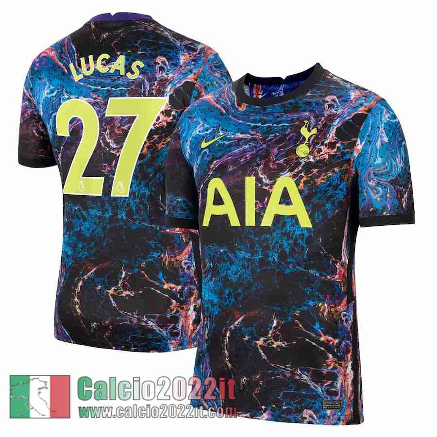 Seconda Tottenham Hotspur Maglia Calcio Uomo # Lucas 27 2021 2022