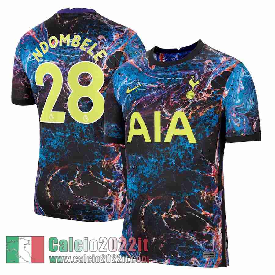 Seconda Tottenham Hotspur Maglia Calcio Uomo # Ndombele 28 2021 2022