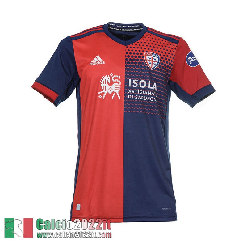 Prima Cagliari Calcio Maglia Calcio Uomo 2021 2022