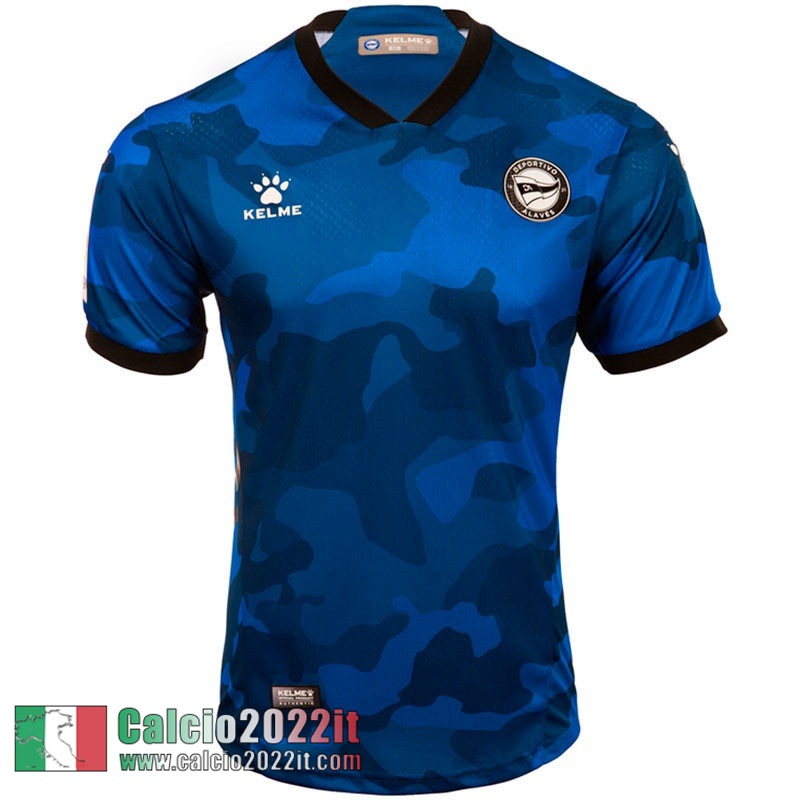 Terza Deportivo Alavés Maglia Calcio Uomo 2021 2022