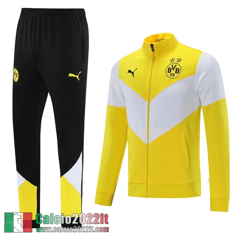 giallo Dortmund BVB Full-Zip Giacca Uomo JK129 2021 2022