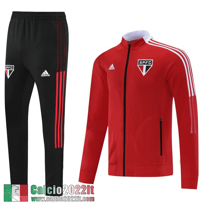 rosso Sao Paulo Full-Zip Giacca Uomo JK133 2021 2022