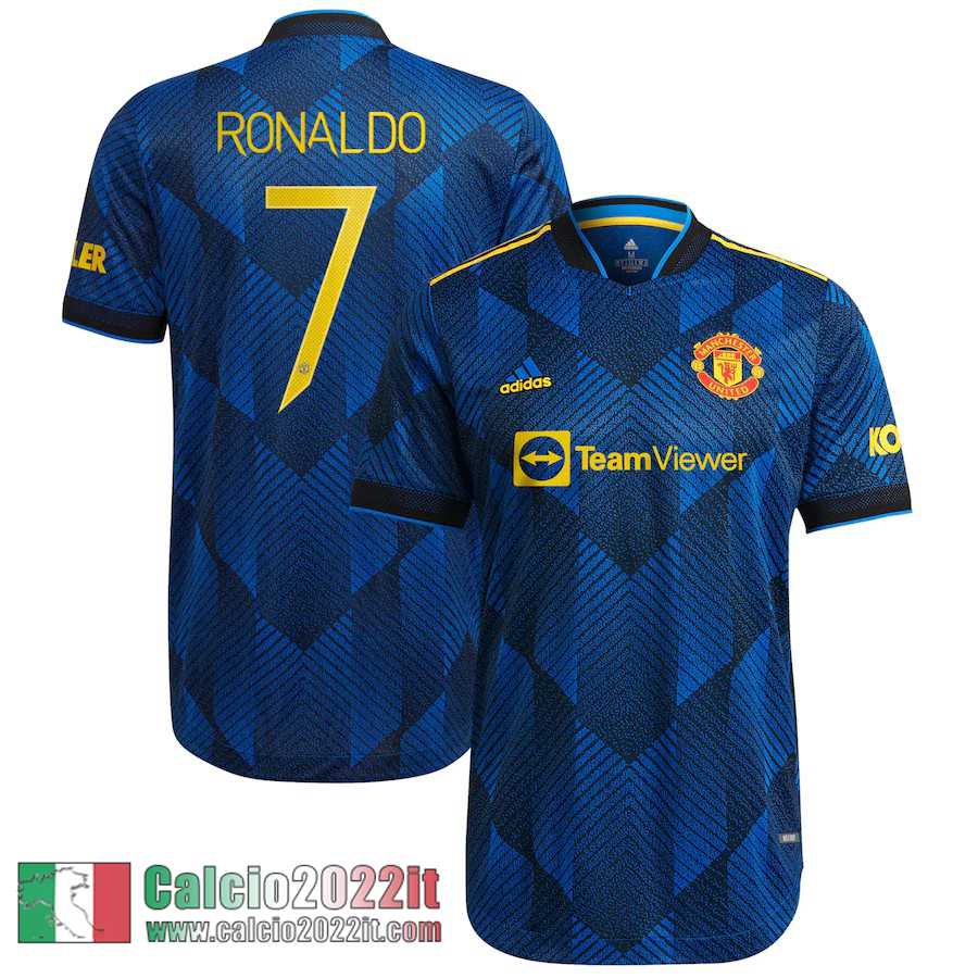 Terza Manchester United Maglia Calcio Uomo # Ronaldo 7 2021 2022