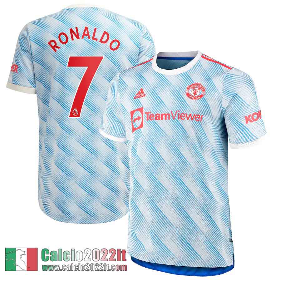 Seconda Manchester United Maglia Calcio Uomo # Ronaldo 7 2021 2022