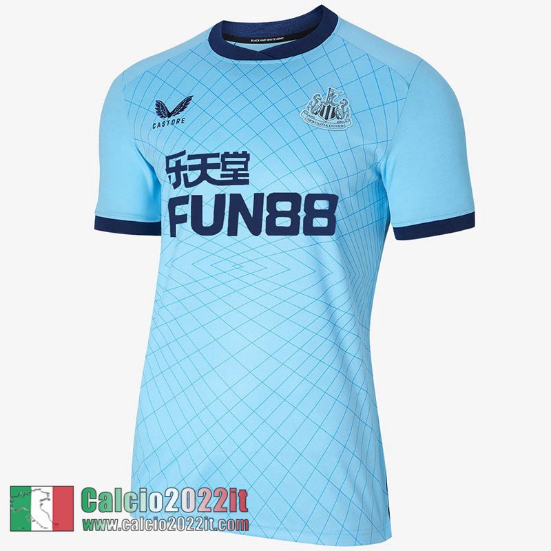 Terza Newcastle United Maglia Calcio Uomo 2021 2022