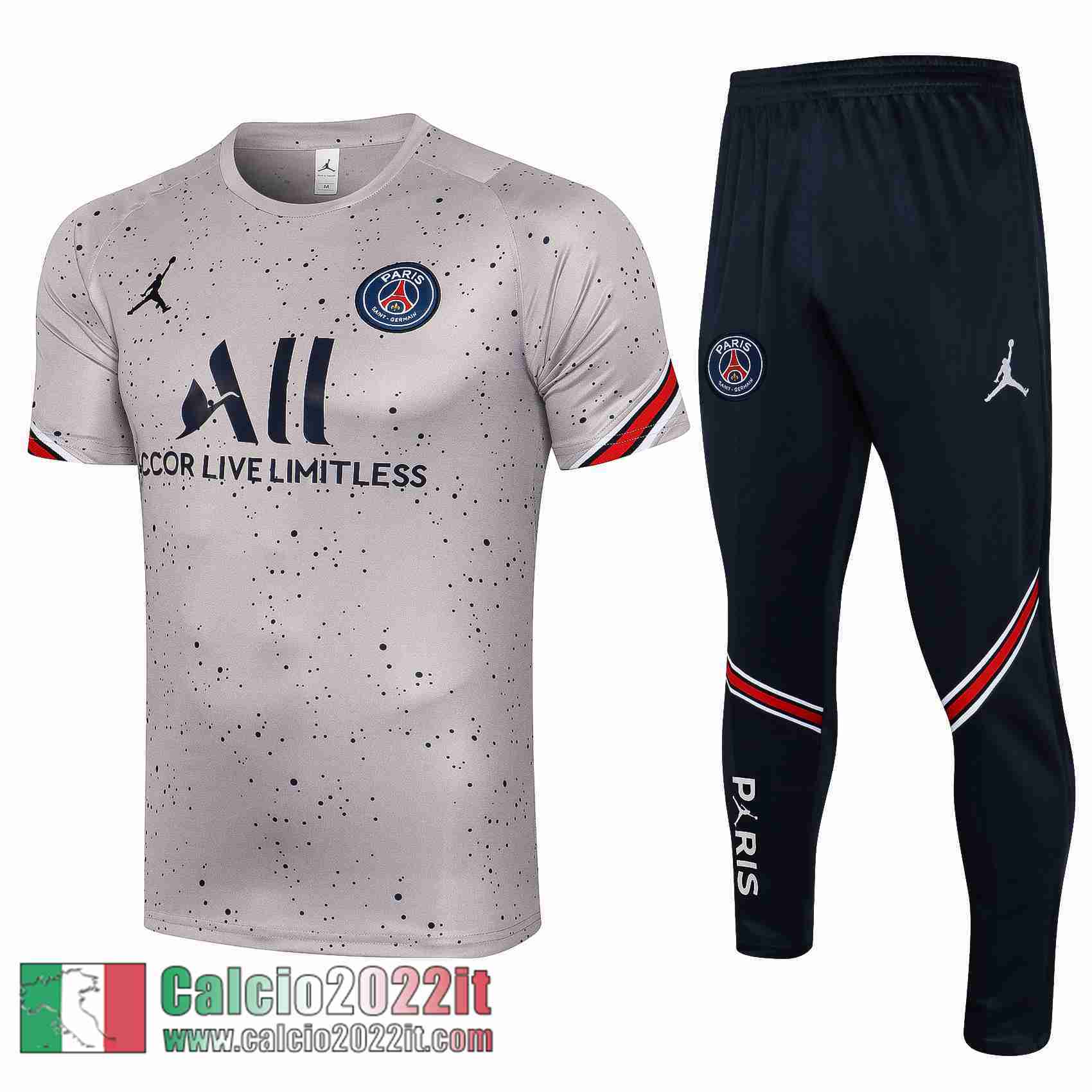 Grigio PSG T-shirt Uomo PL118 2021 2022