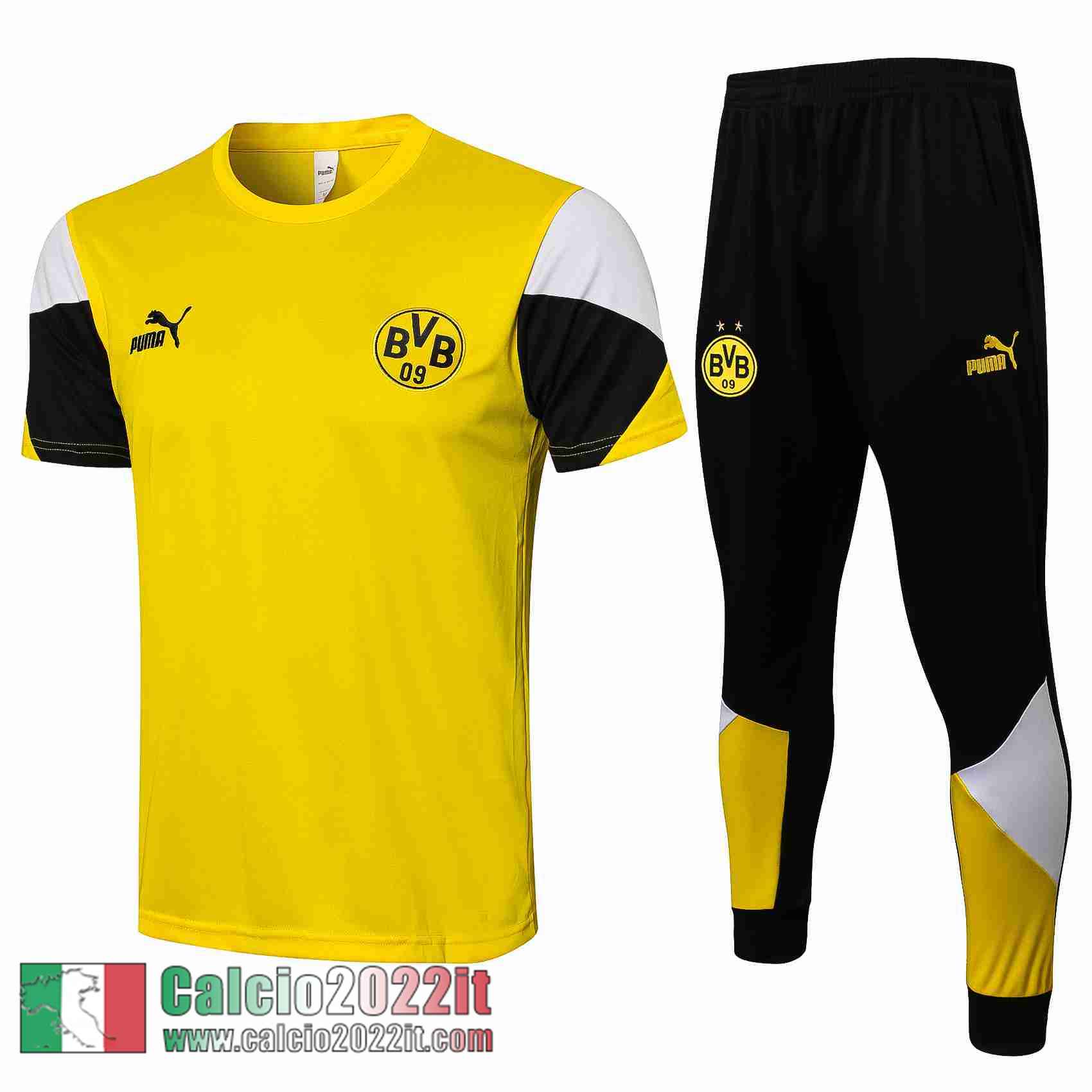 giallo Dortmund BVB T-shirt Uomo PL129 2021 2022