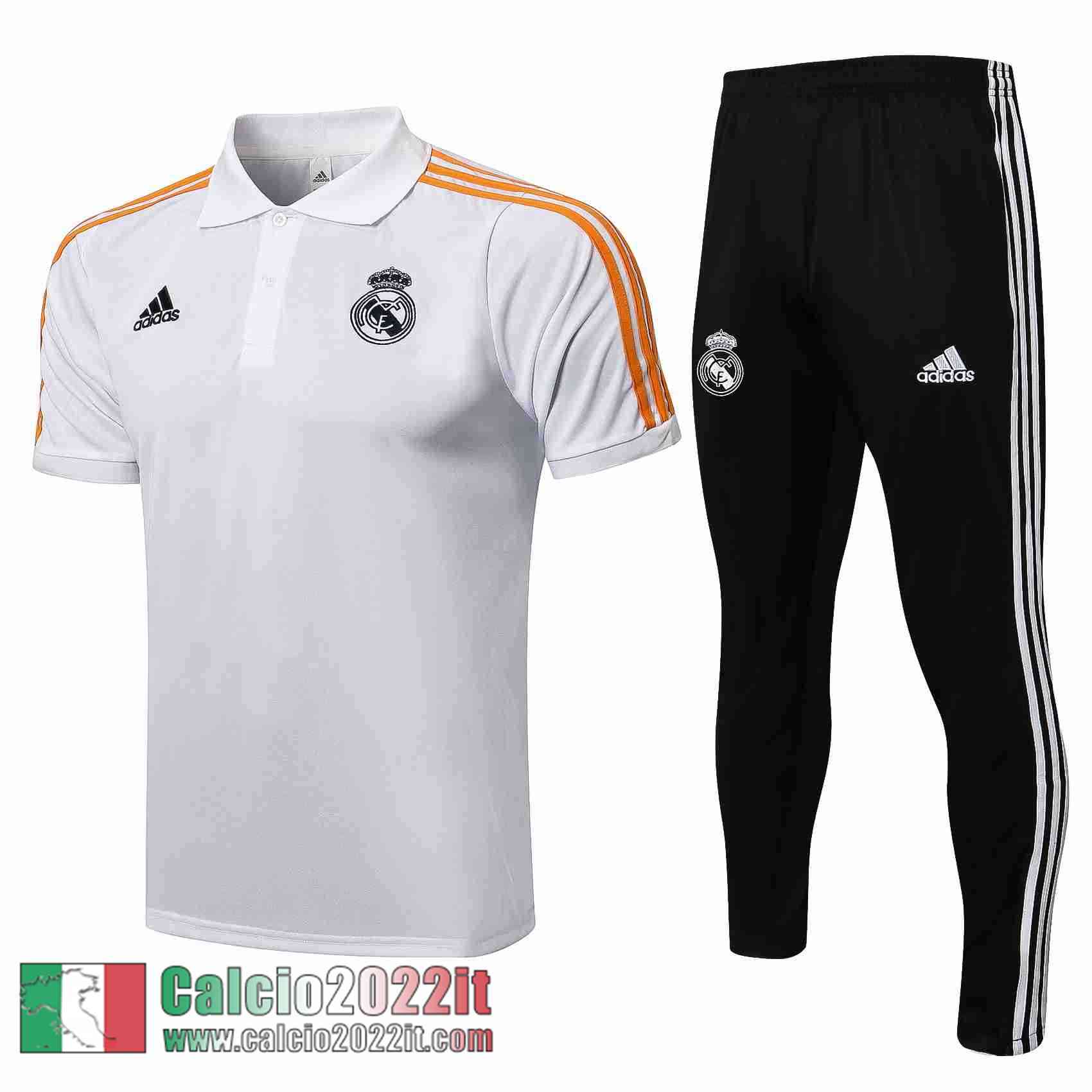 bianco Real Madrid Polo Uomo PL130 2021 2022