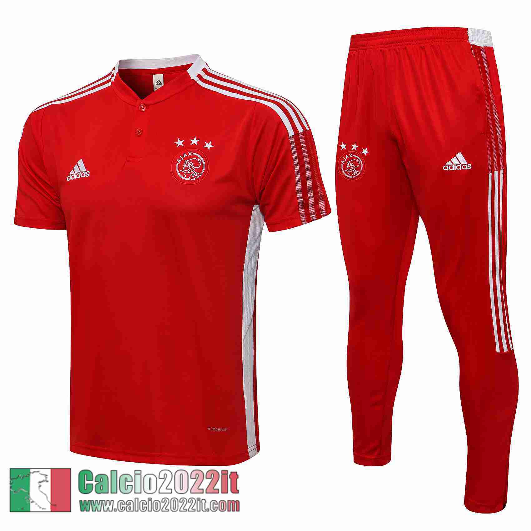 rosso AFC AJAX Polo Uomo PL137 2021 2022