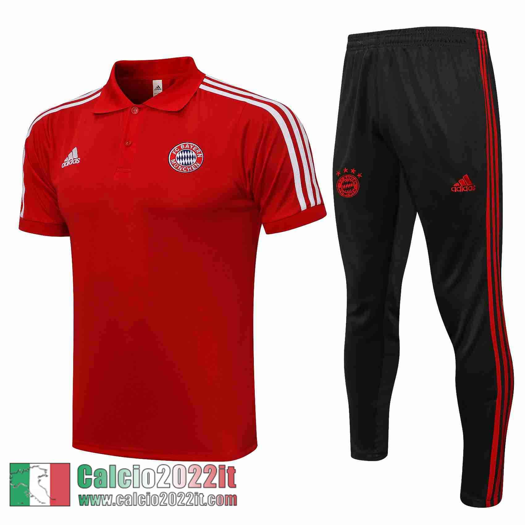 rosso Bayern Monaco Polo Uomo PL149 2021 2022