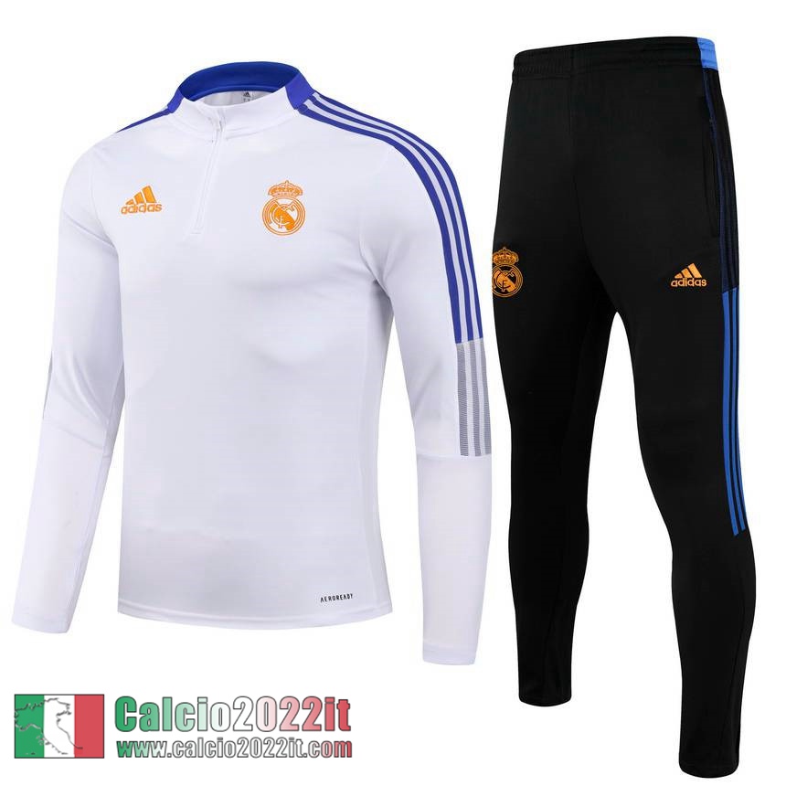 bianco Real Madrid Tuta Calcio Uomo TG84 2021 2022