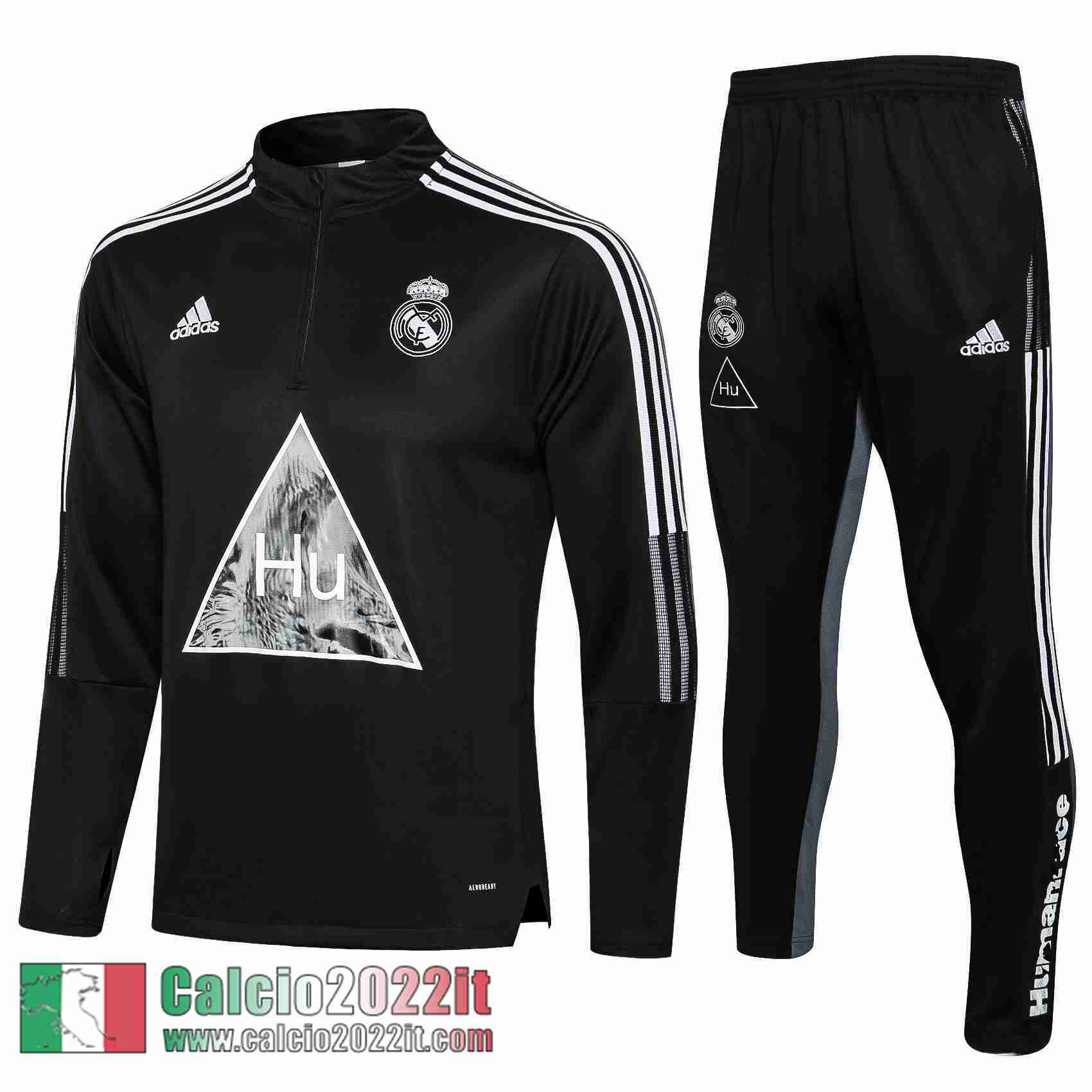 Nero Real Madrid Tuta Calcio Uomo TG98 2021 2022