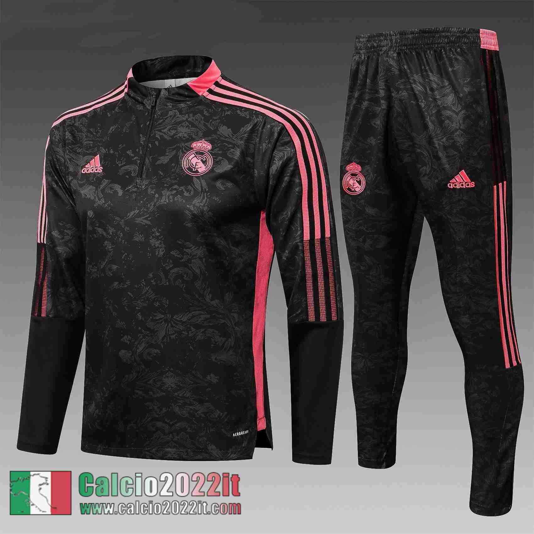 Nero Real Madrid Tuta Calcio Bambini TK61 2021 2022