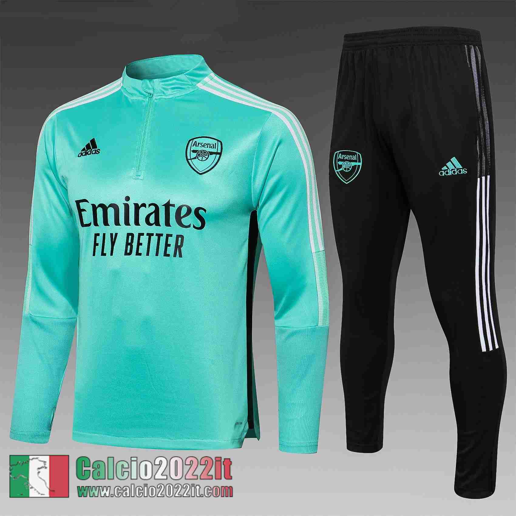 verde Arsenal Tuta Calcio Bambini TK71 2021 2022