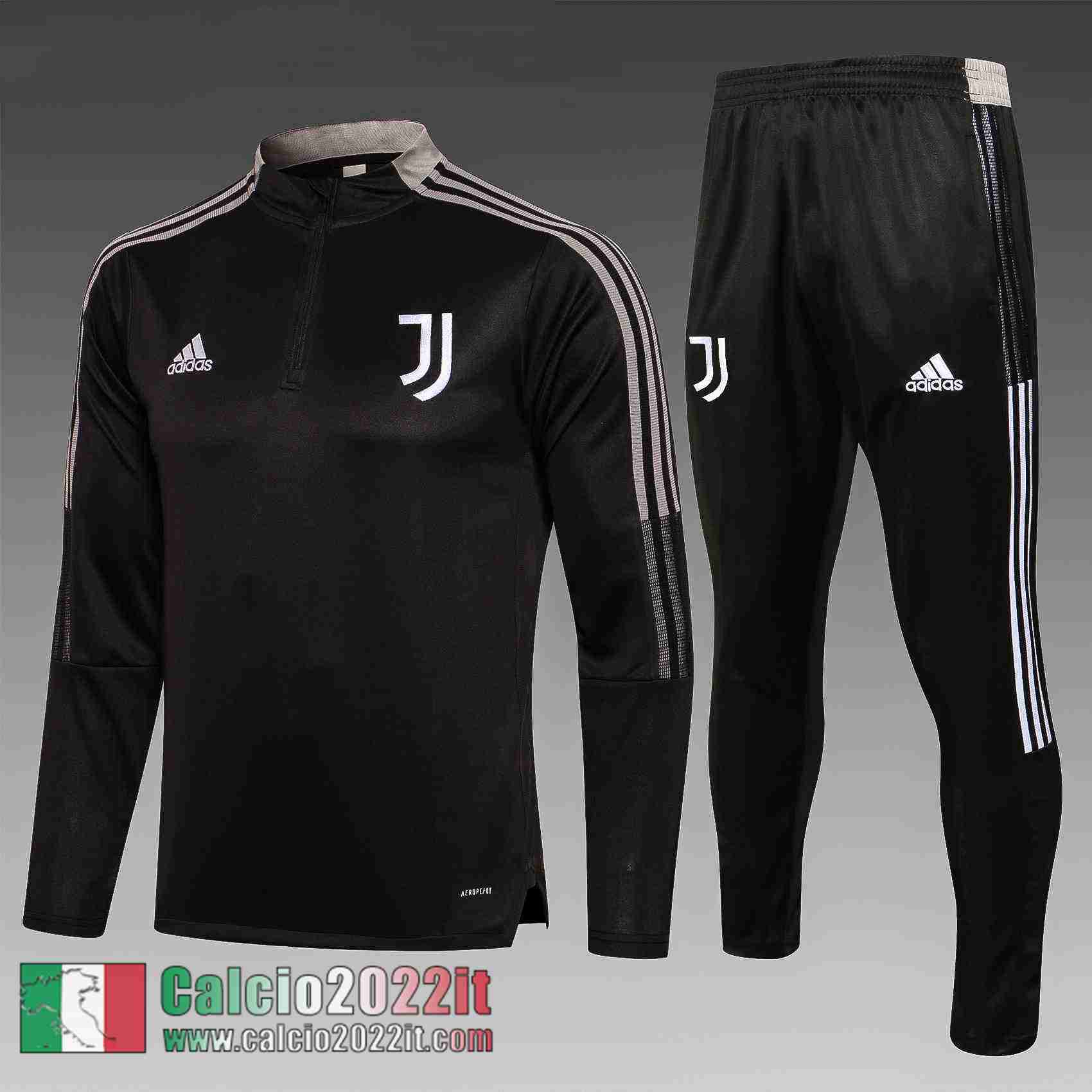 Nero Juventus Tuta Calcio Bambini TK76 2021 2022